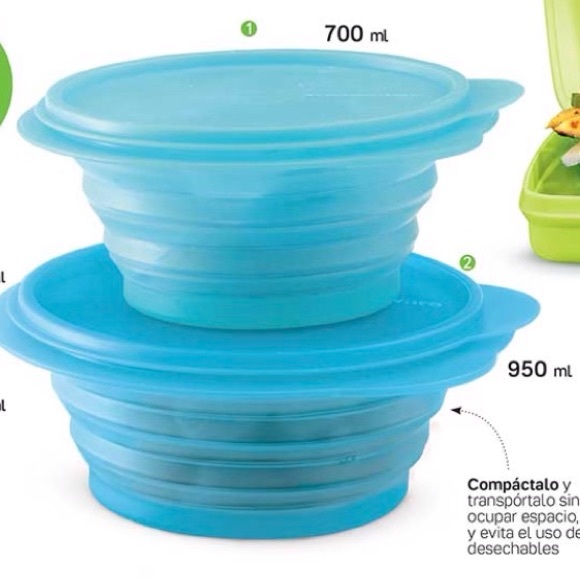 Tupperware Compactware Container Set of 2 - Picture 8 of 12